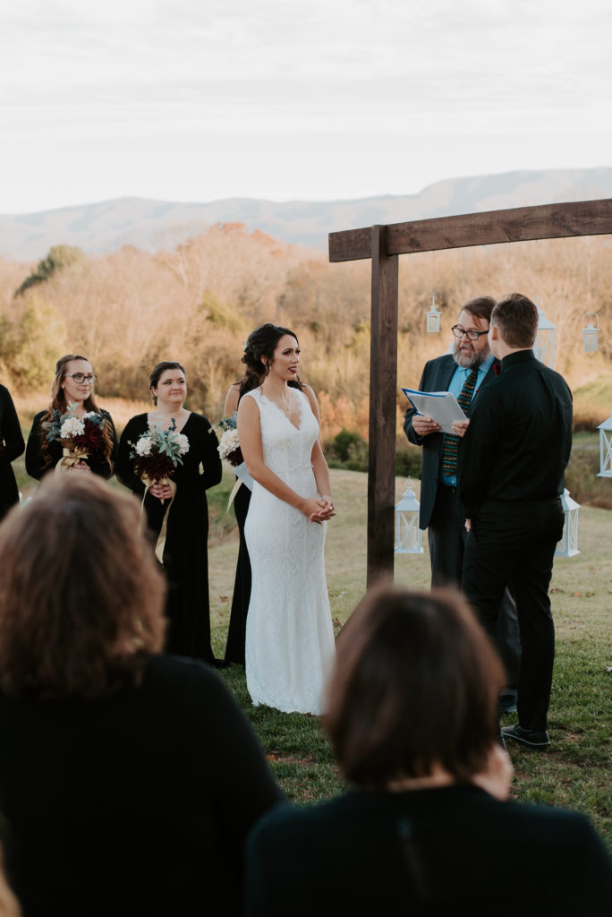 rustic farmhouse venue with mountain views in the tri-cities of Tennessee