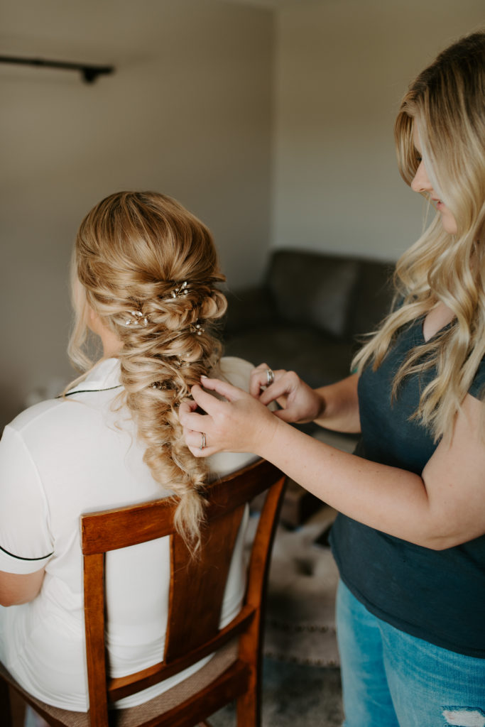 boho braids wedding hair inspiration for virginia wedding