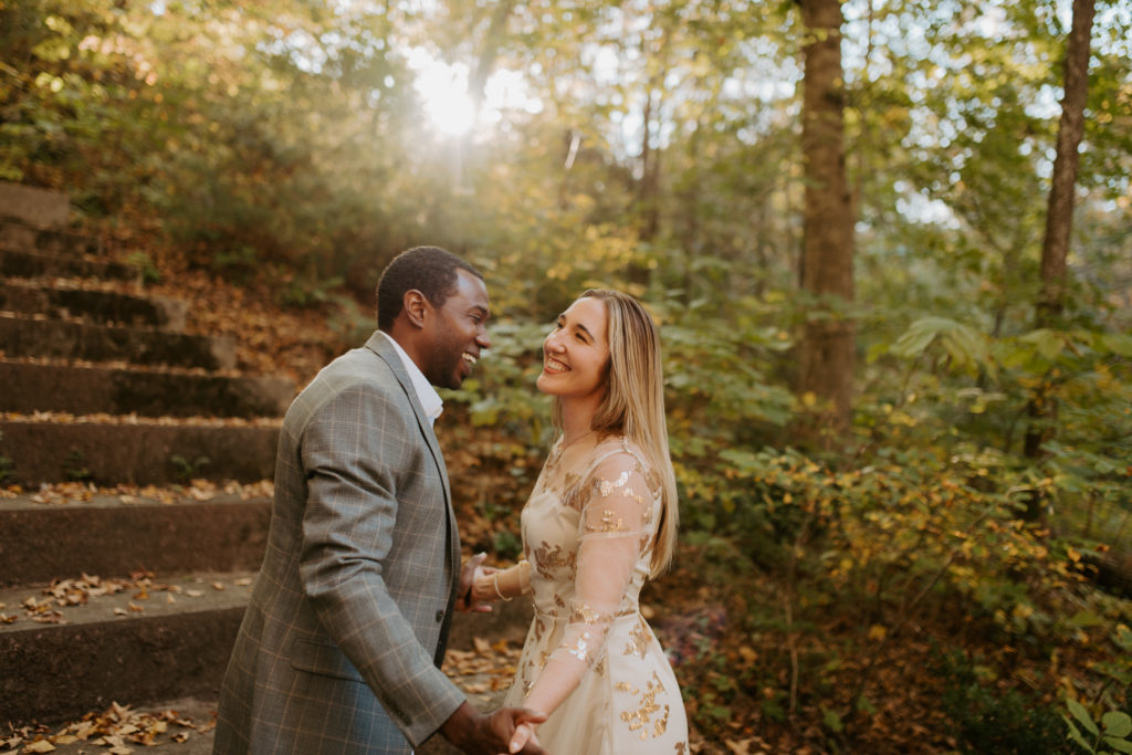 fun, candid photo inspiration for engagement session