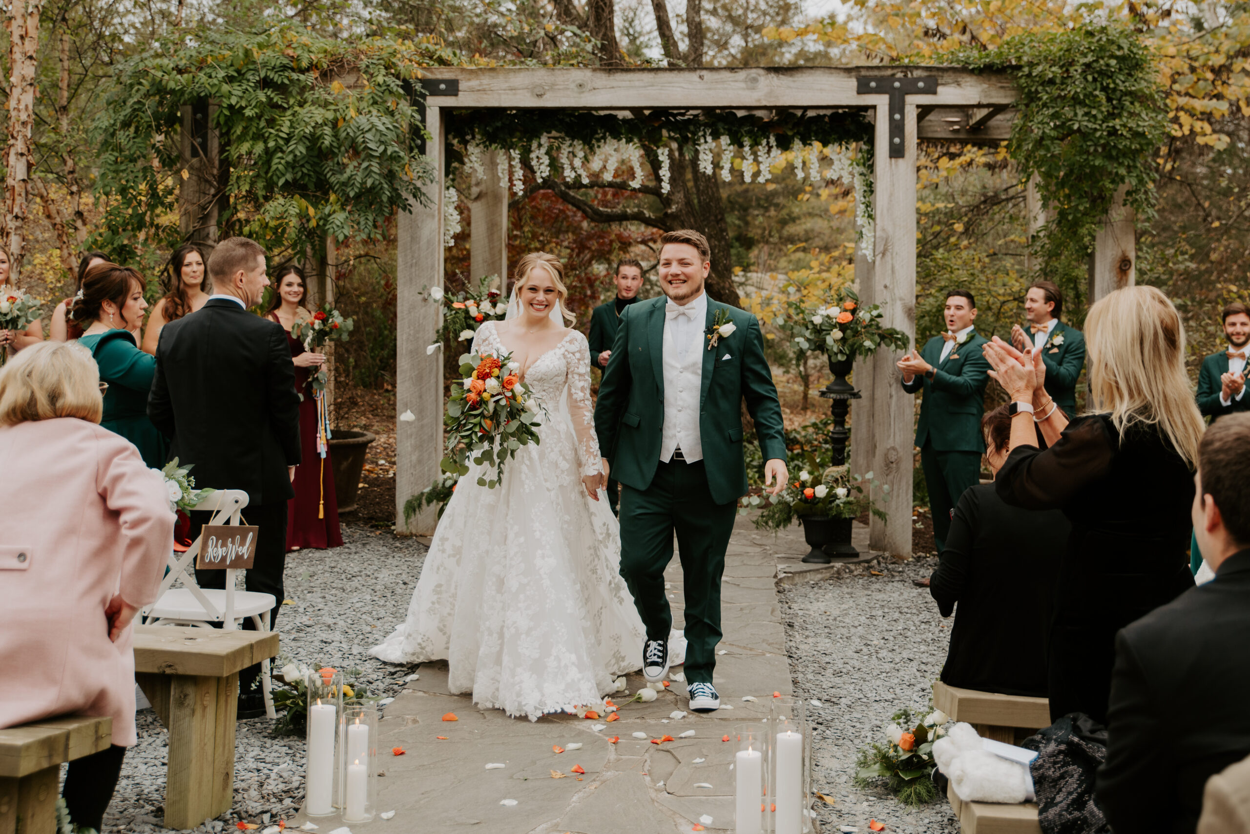 the mill at fine creek winter wedding